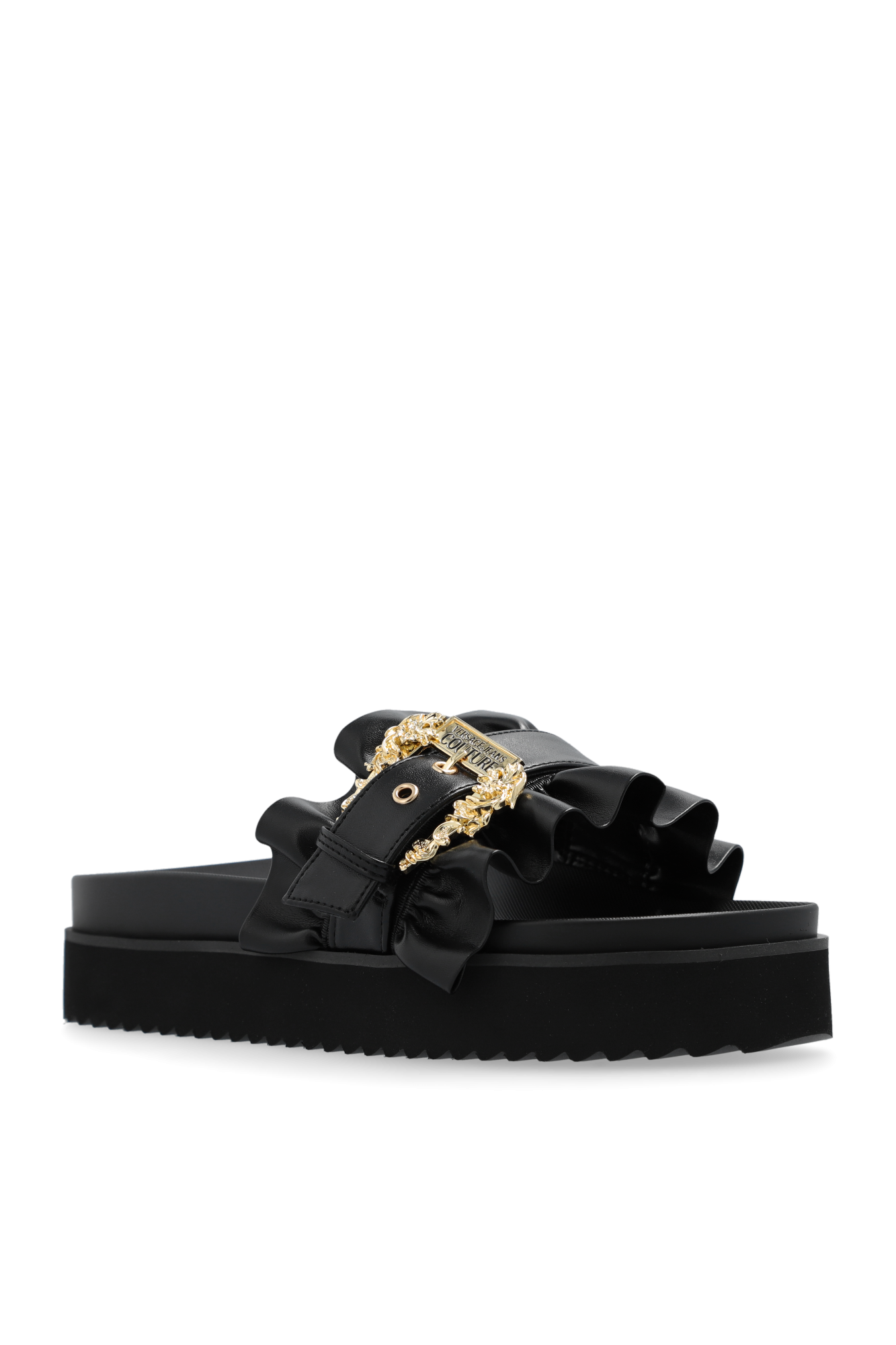 【関税＆送料込み】Versace Sandals ♡関税送料込♡Versace パイソンプリントサンダル